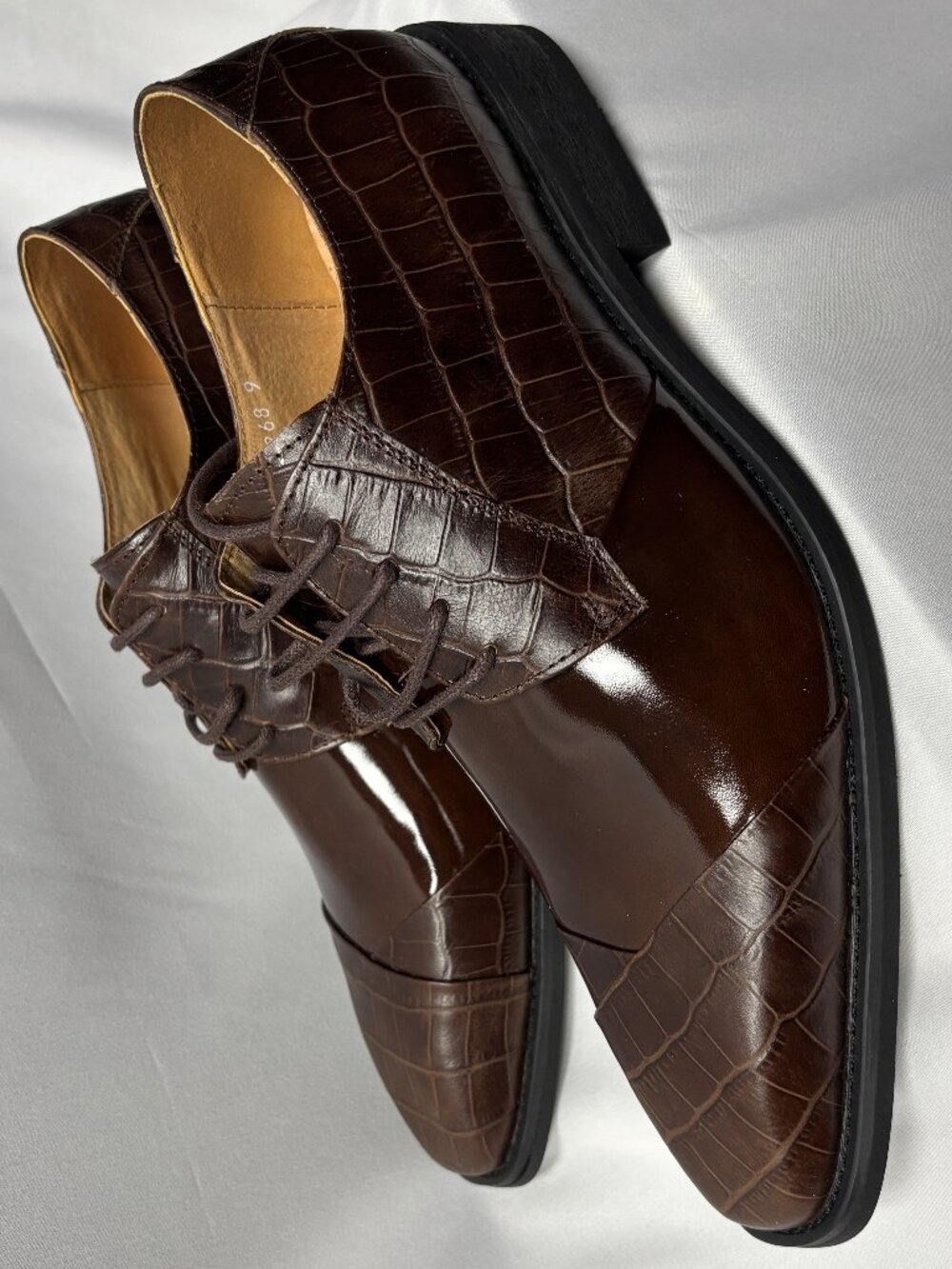 Genuine leather dress shoes